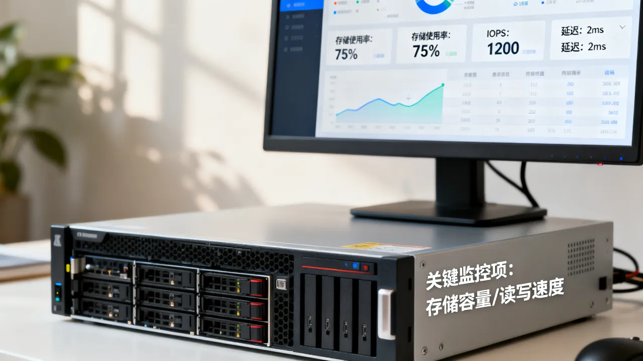 文件存储服务器运维有哪些关键指标？，如何监控存储性能