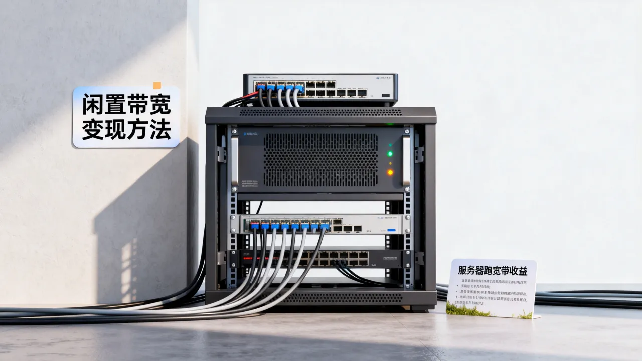服务器跑宽带怎么挣钱，闲置带宽变现有哪些方法？