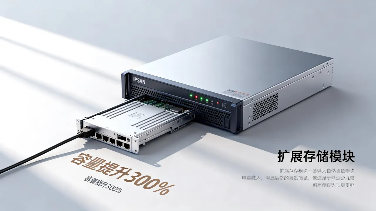 ipsan为什么要多加一个存储服务器，扩展存储容量有什么好处？