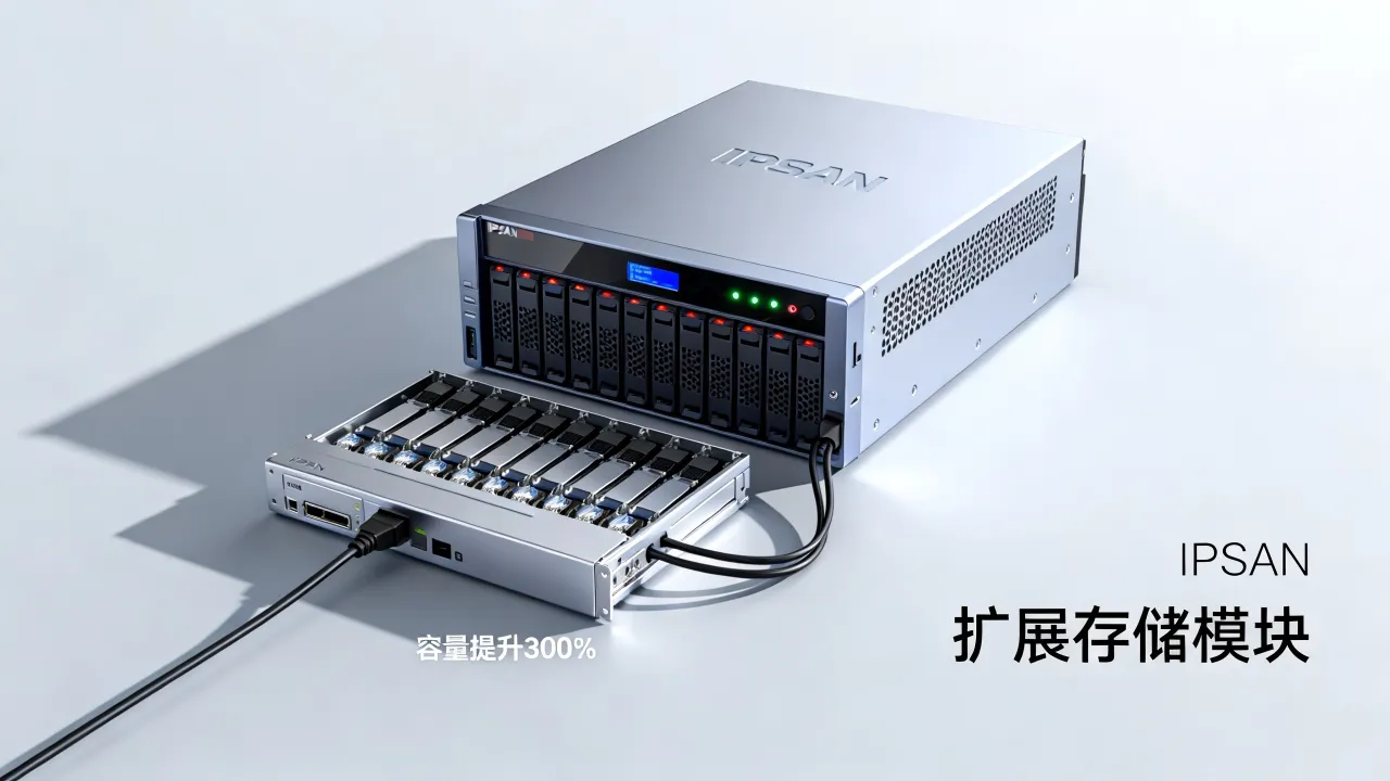 ipsan为什么要多加一个存储服务器，扩展存储容量有什么好处？