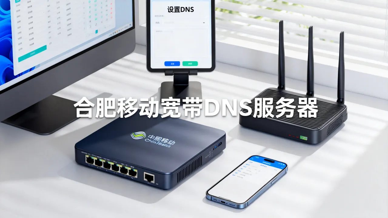合肥移动宽带DNS服务器是什么,怎么设置DNS让网速更快 合肥移动宽带DNS服务器是什么,怎么设置DNS让网速更快