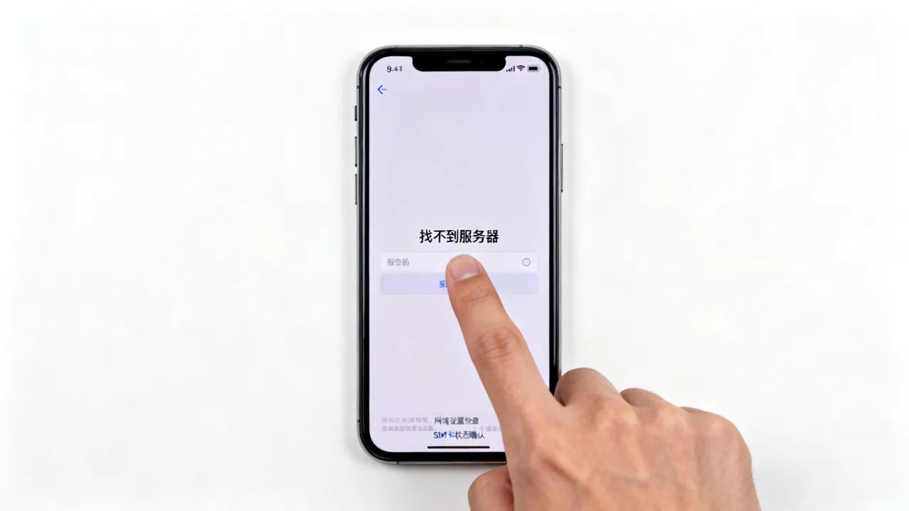苹果x为什么老是找不到服务器，手机找不到服务器是什么原因