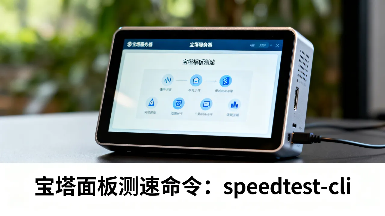 宝塔服务器怎么测网速，宝塔面板测速命令有哪些？