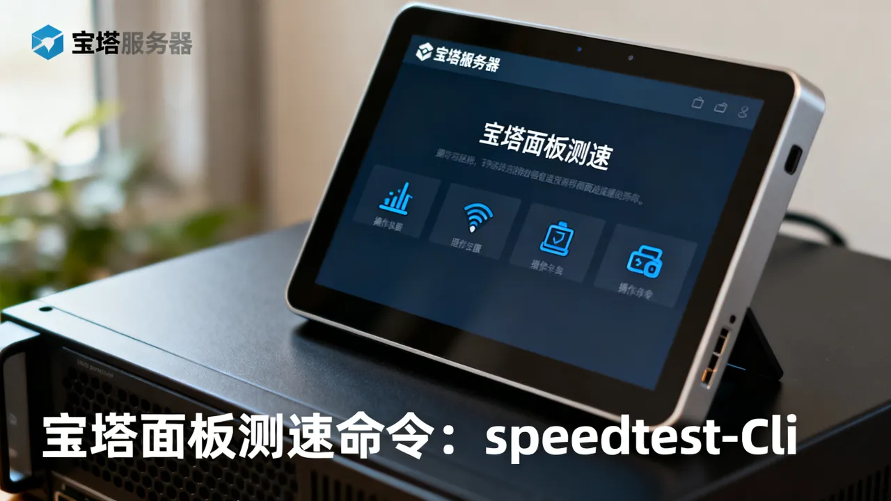宝塔服务器怎么测网速，宝塔面板测速命令有哪些？