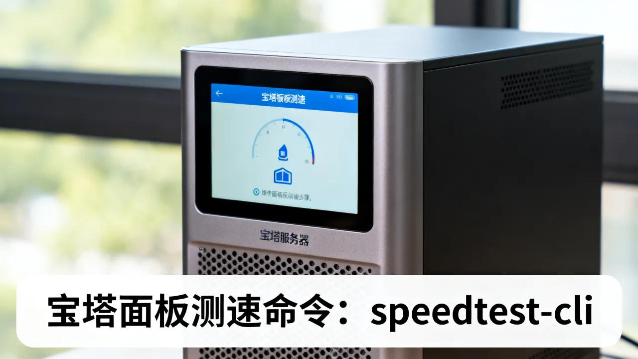 宝塔服务器怎么测网速，宝塔面板测速命令有哪些？