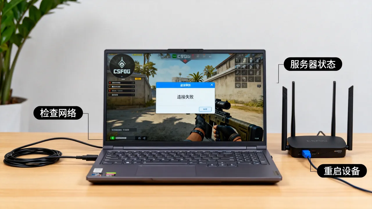 为什么CSGO连接不到官方服务器，连不上服务器怎么办