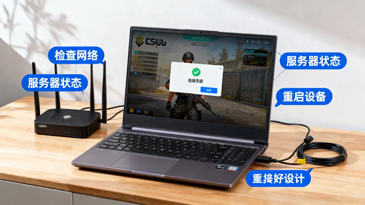 为什么CSGO连接不到官方服务器，连不上服务器怎么办