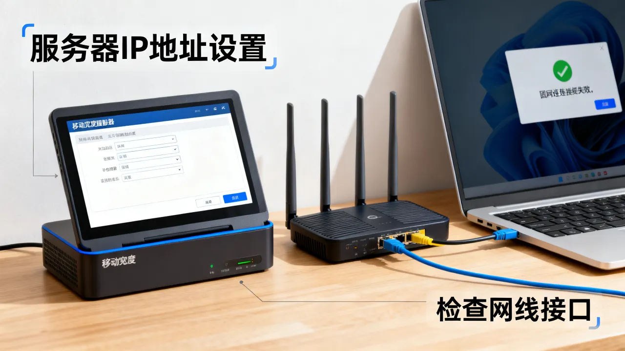 移动宽带服务器怎么设置?固网宽带连接不上怎么办 移动宽带服务器怎么设置?固网宽带连接不上怎么办
