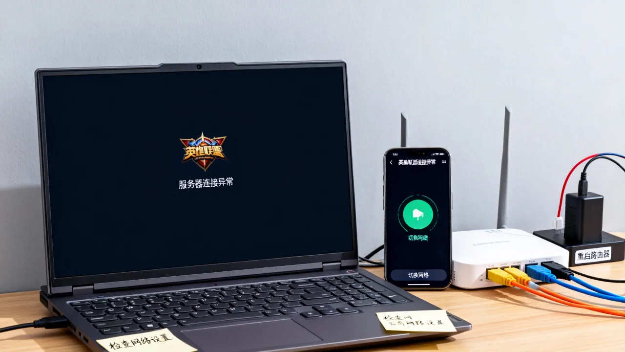 lol为什么总显示服务器连接异常，英雄联盟连接异常怎么解决