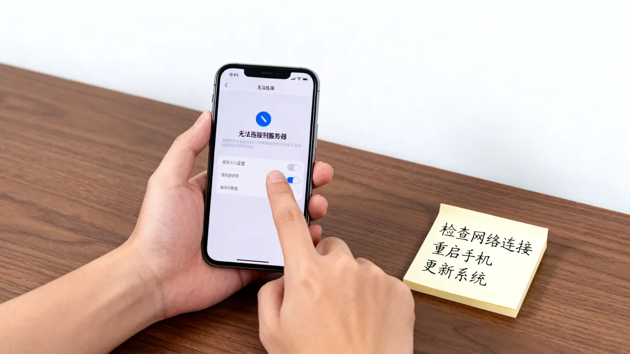 iPhone为什么登录不上服务器未响应，苹果手机未响应怎么办