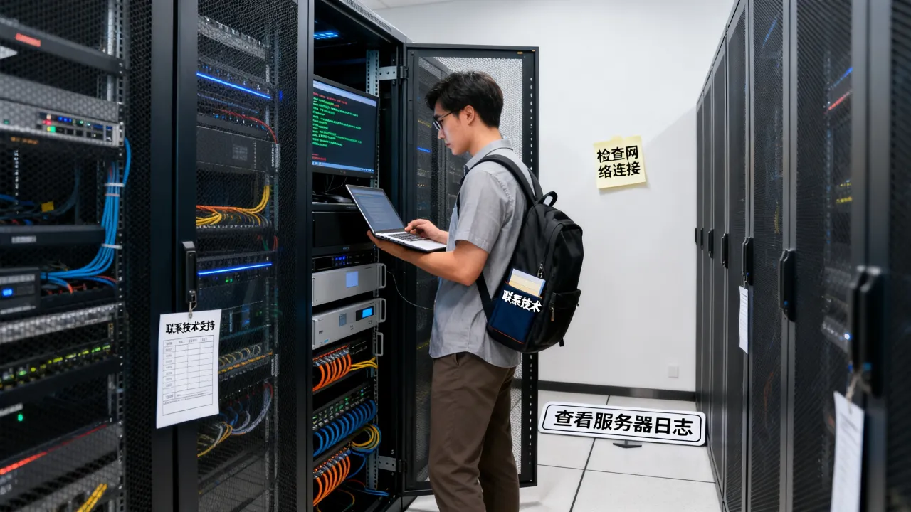中维服务器中断怎么解决？中维服务器中断是什么原因导致的