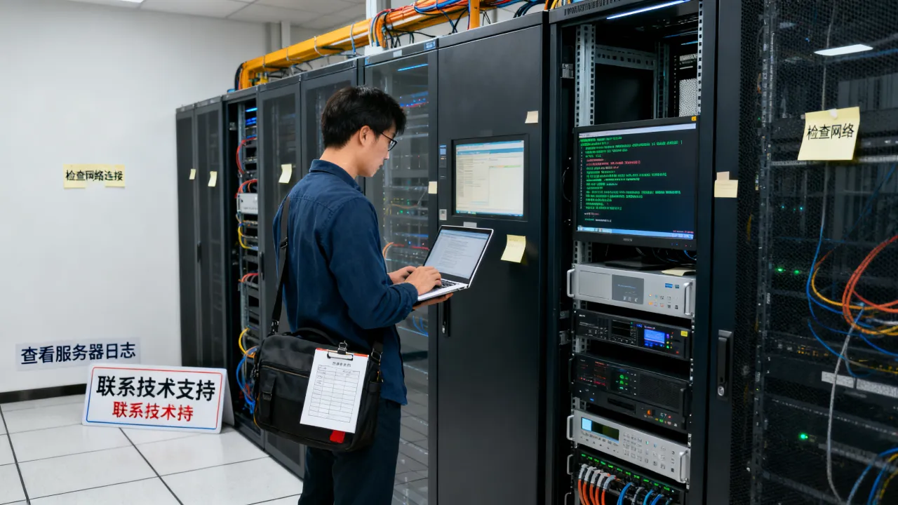 中维服务器中断怎么解决？中维服务器中断是什么原因导致的