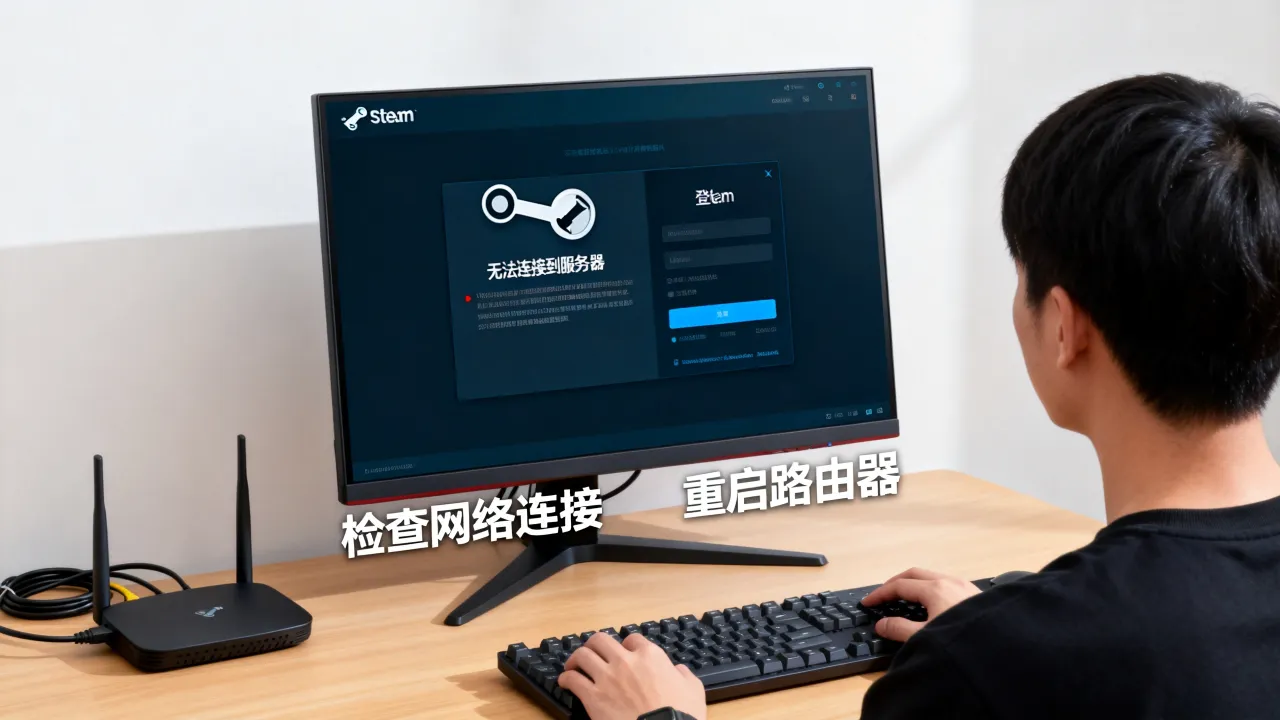 Steam为什么进不去服务器失败怎么办，服务器进不去怎么解决
