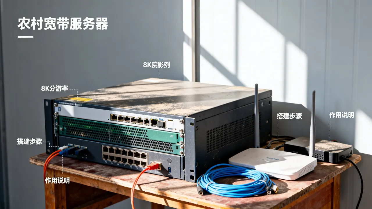 农村里的宽带服务器是什么，农村宽带服务器怎么搭建、有什么用？