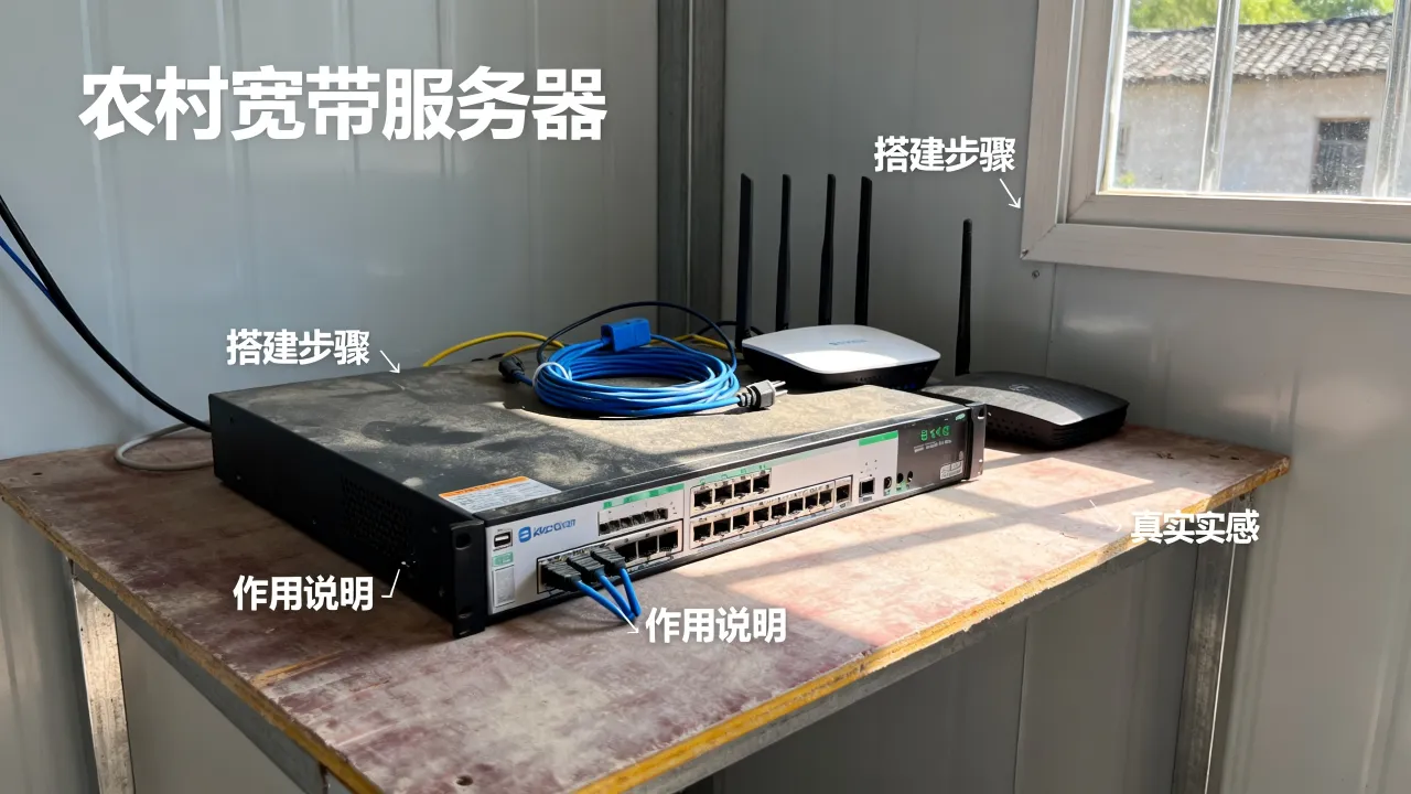 农村里的宽带服务器是什么，农村宽带服务器怎么搭建、有什么用？
