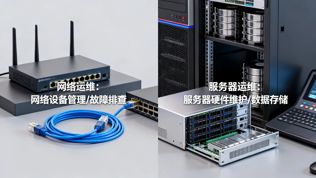 网络运维与服务器运维有什么区别？哪个就业前景更好