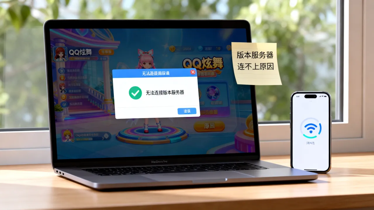 为什么QQ炫舞无法连接版本服务器，版本服务器连不上什么原因