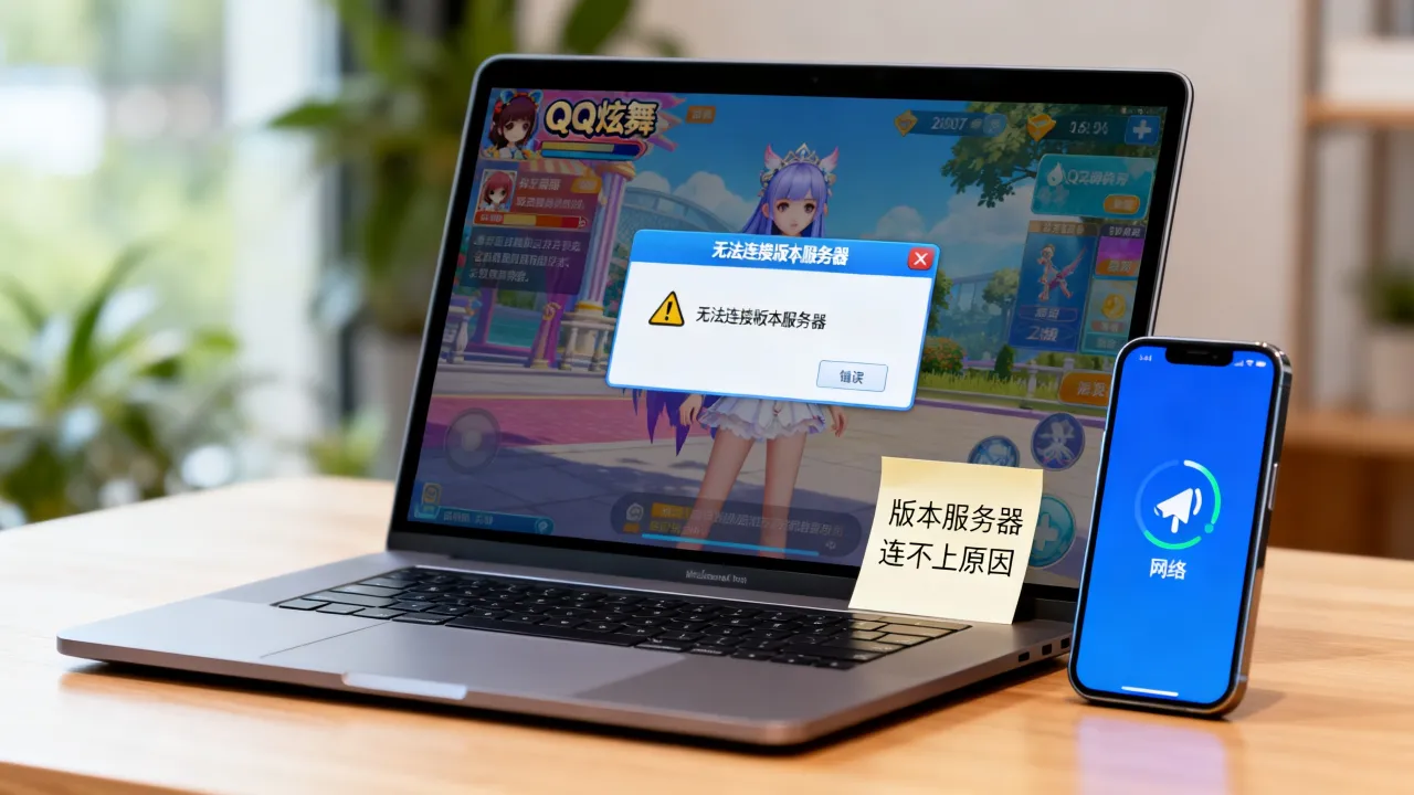 为什么QQ炫舞无法连接版本服务器，版本服务器连不上什么原因