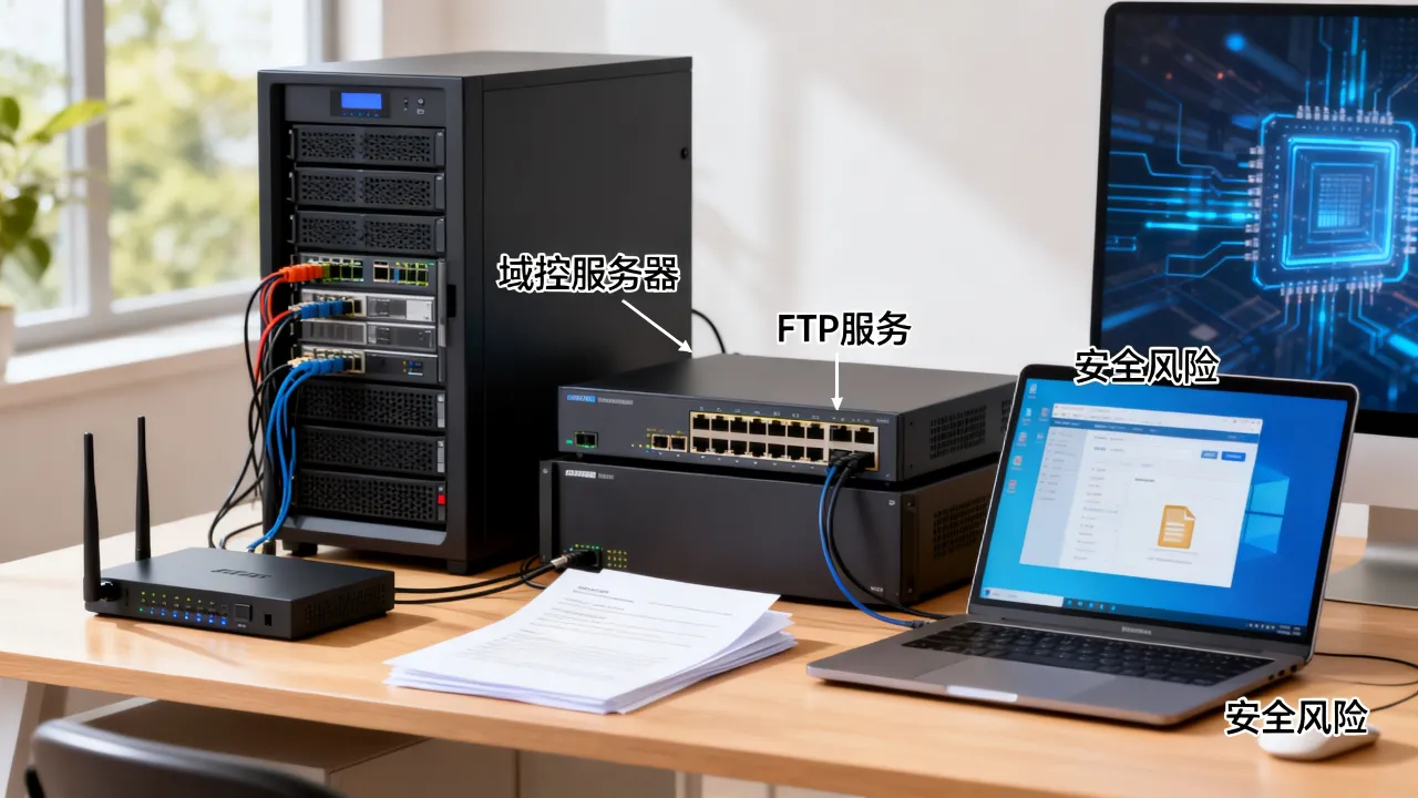 域控为什么不能做FTP服务器，域控服务器搭建FTP安全吗？