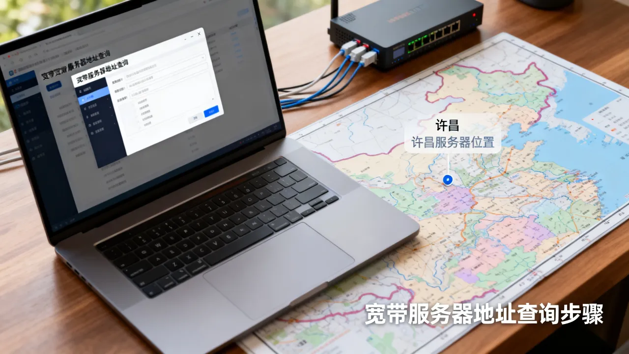 许昌宽带服务器地址具体在哪里？怎么查询？