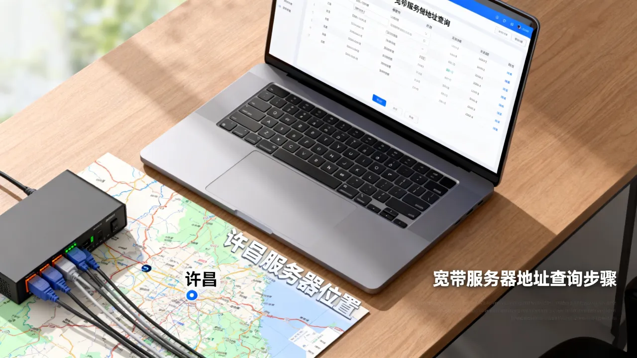 许昌宽带服务器地址具体在哪里？怎么查询？