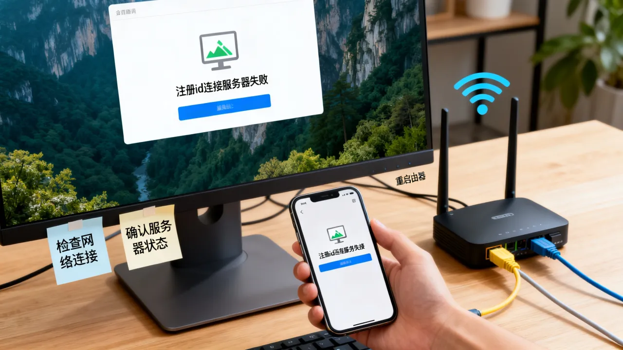 注册id为什么连接服务器失败，注册id连接服务器失败原因及解决方法