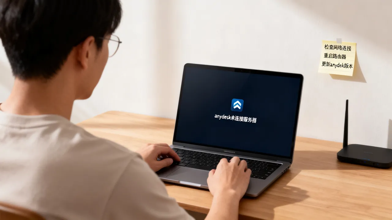 anydesk为什么显示未连接服务器，anydesk连不上服务器怎么解决