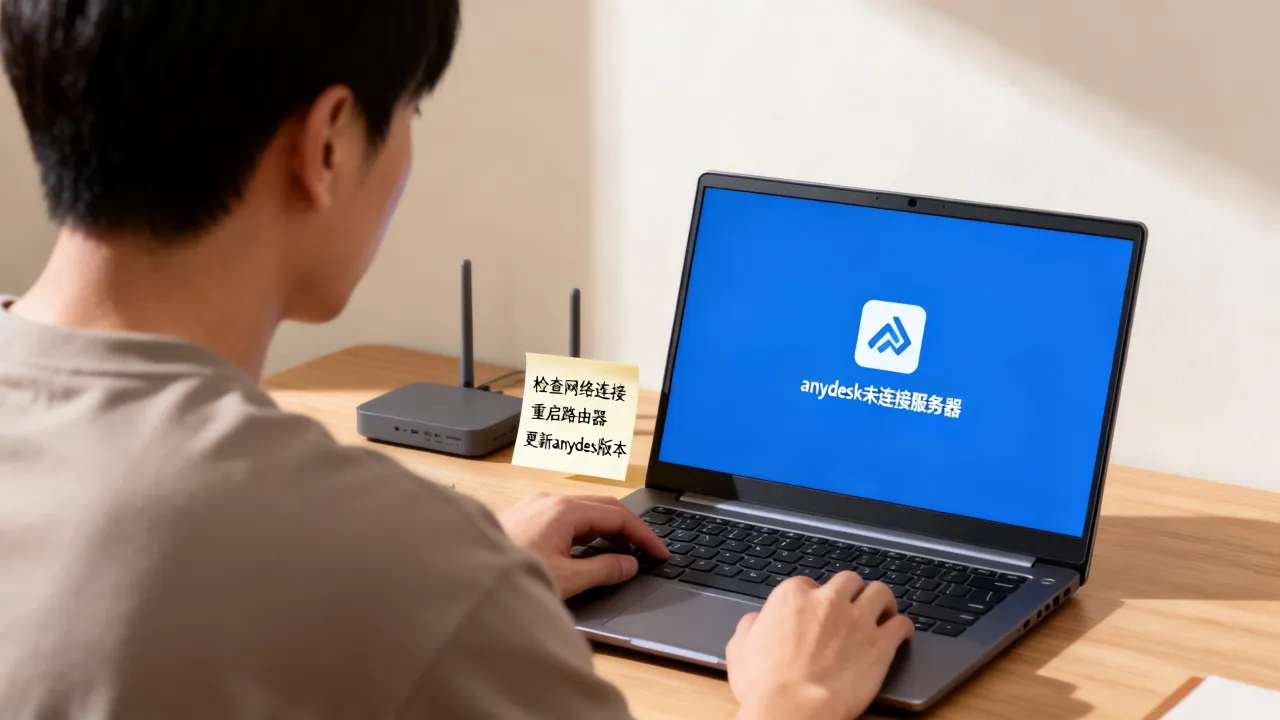 anydesk为什么显示未连接服务器，anydesk连不上服务器怎么解决