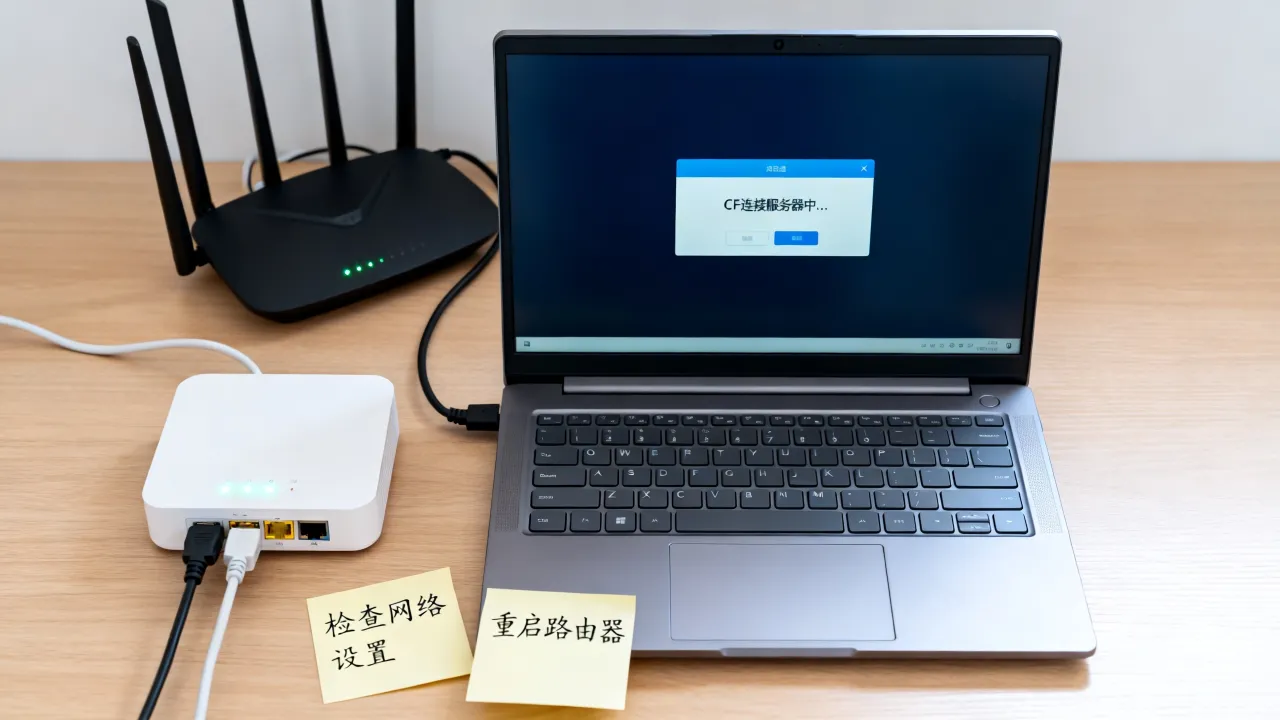 为什么CF刚进去就连接服务器，一直连不上怎么办