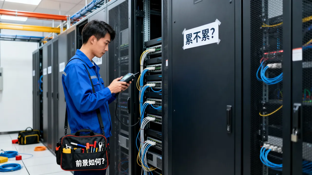 机房服务器运维工程师累不累？工作前景如何？