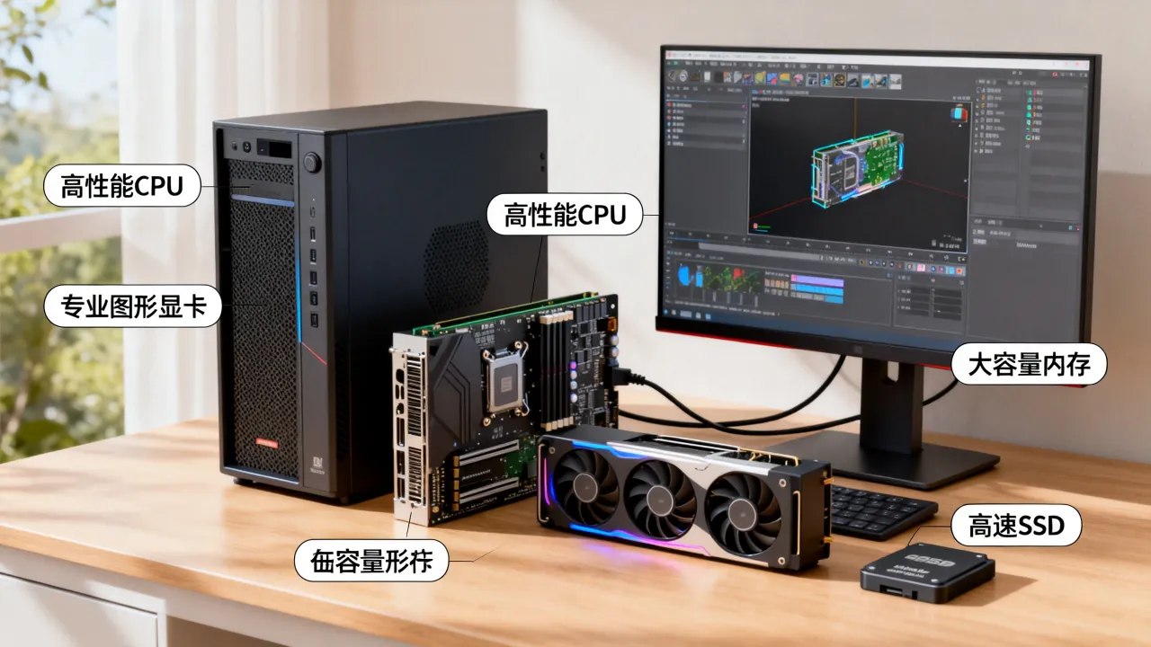 三维建模服务器配置要求高吗，如何选配置才划算？
