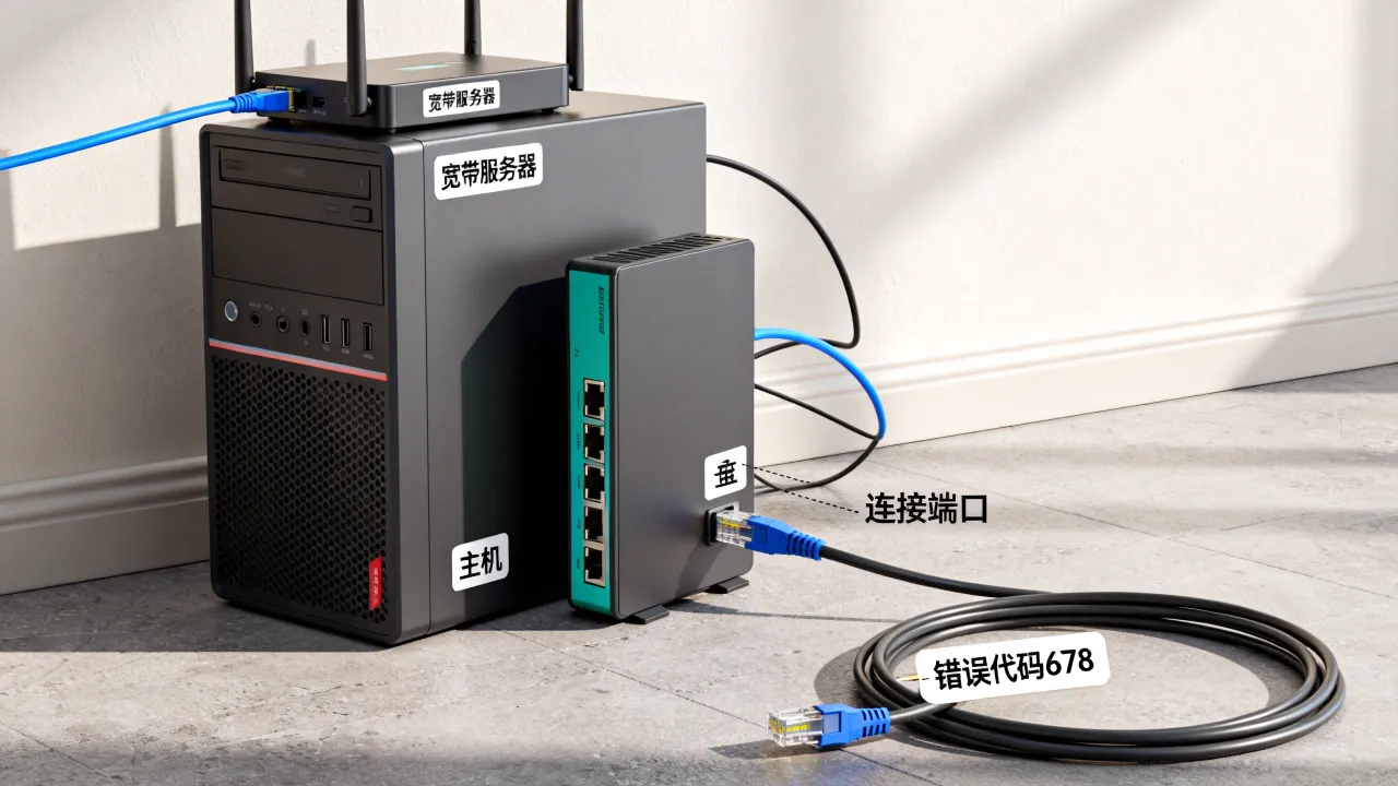 宽带服务器和主机连接不上怎么办,宽带连接错误代码678 宽带服务器和主机连接不上怎么办,宽带连接错误代码678