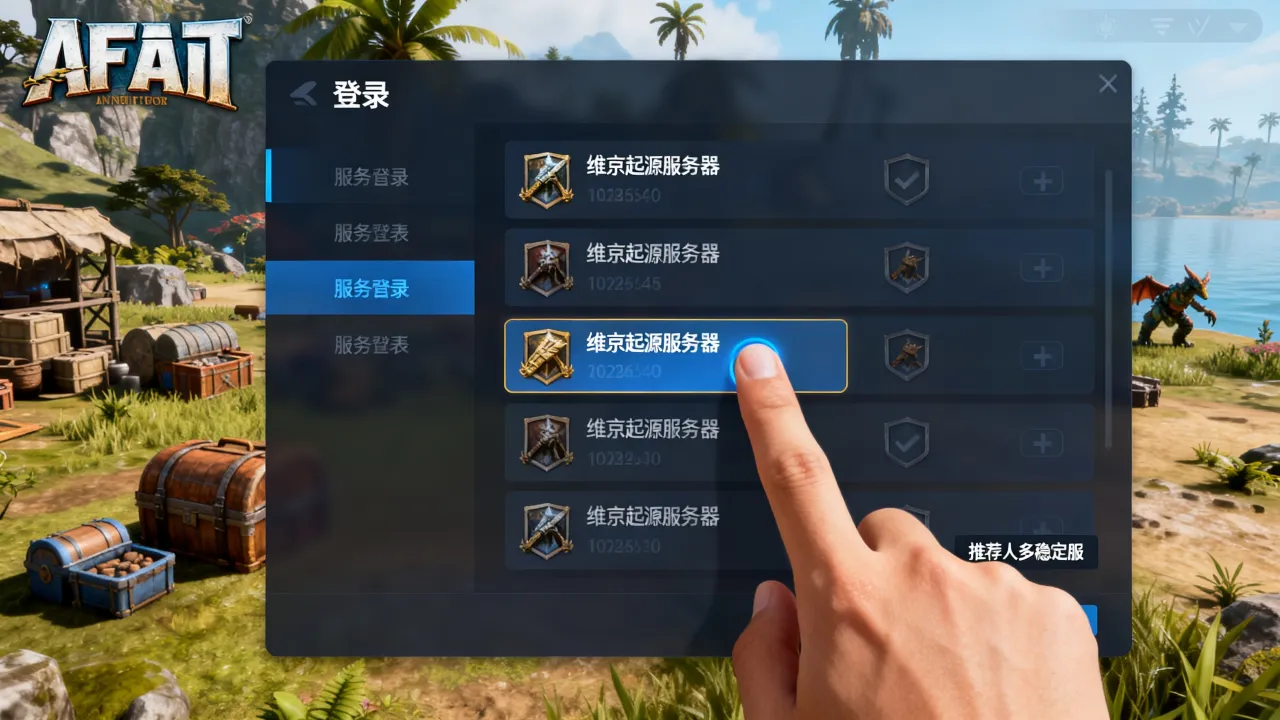 方舟维京起源服务器怎么进，哪个服务器人多稳定？