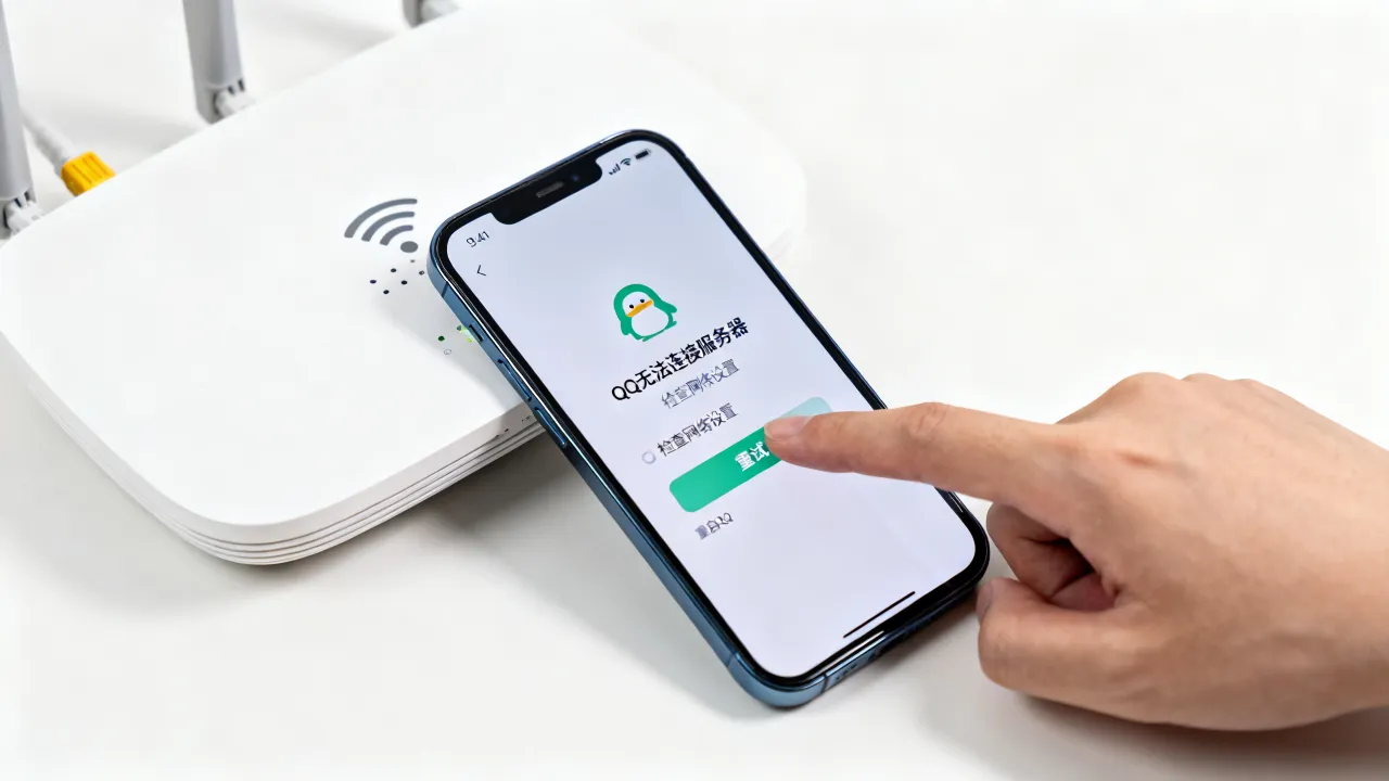为什么QQ显示无法连接服务器，网络正常却连不上怎么办