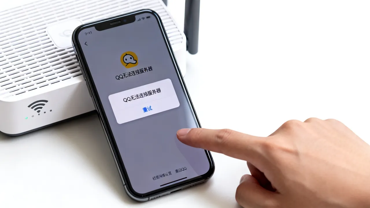 为什么QQ显示无法连接服务器，网络正常却连不上怎么办