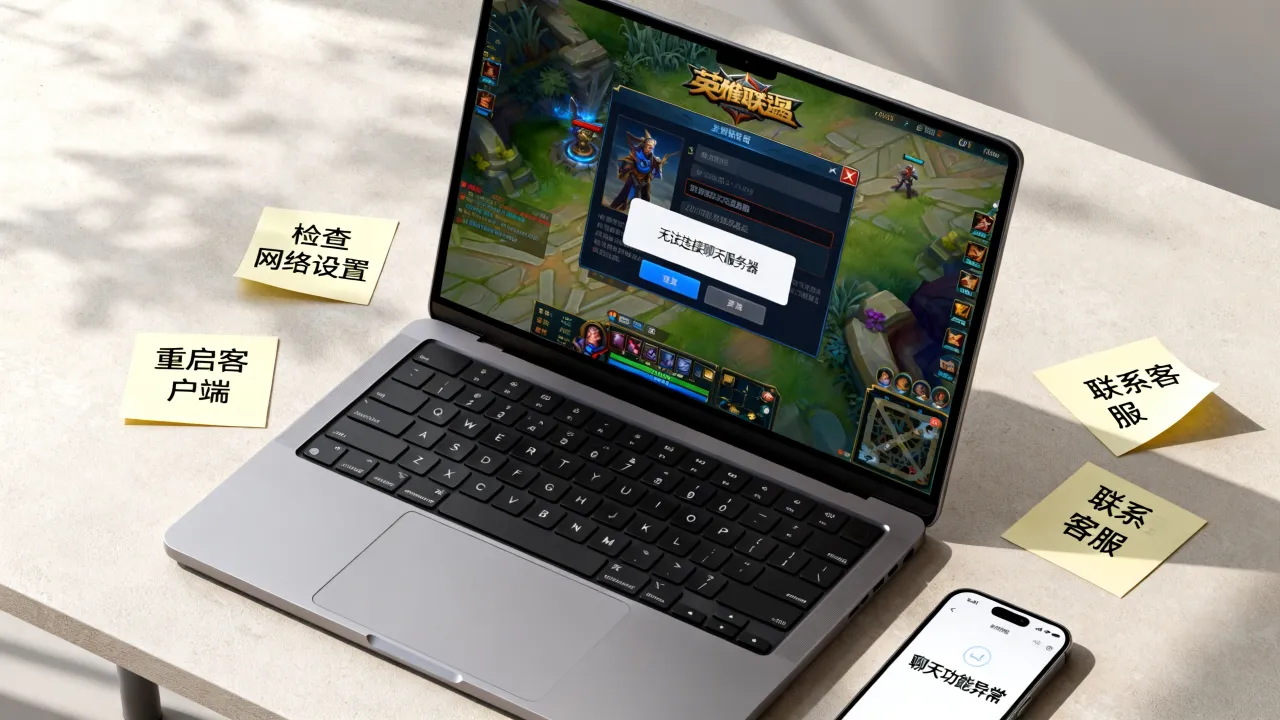 为什么lol无法聊天服务器，英雄联盟无法聊天怎么解决？