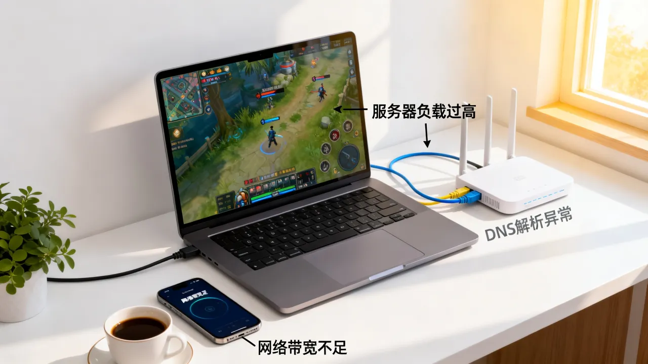 吃鸡服务器网速好卡是什么原因，吃鸡服务器卡顿怎么解决