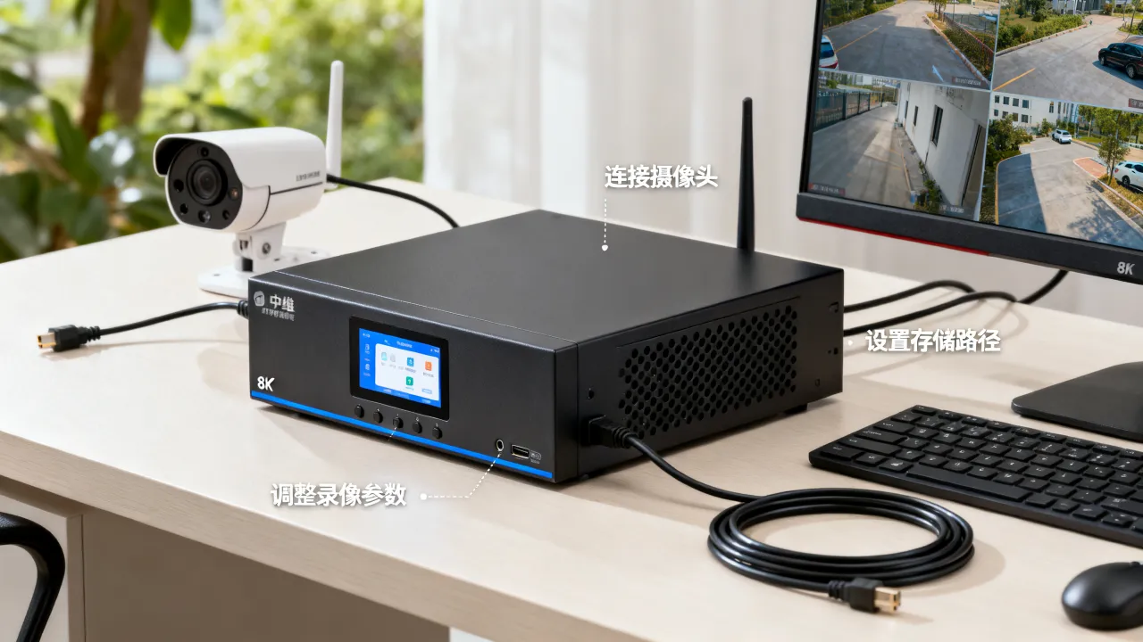 中维监控存储服务器怎么设置？中维监控存储服务器怎么用？