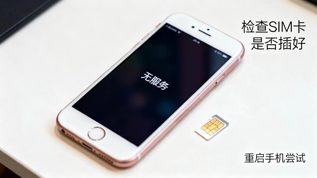 iphone6为什么一直无服务器，手机突然无服务怎么解决