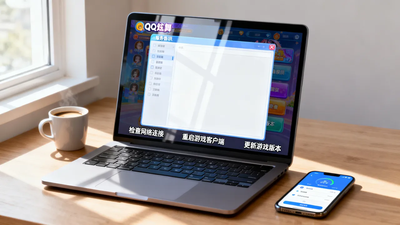 为什么qq炫舞不显示服务器，qq炫舞服务器列表不显示怎么办