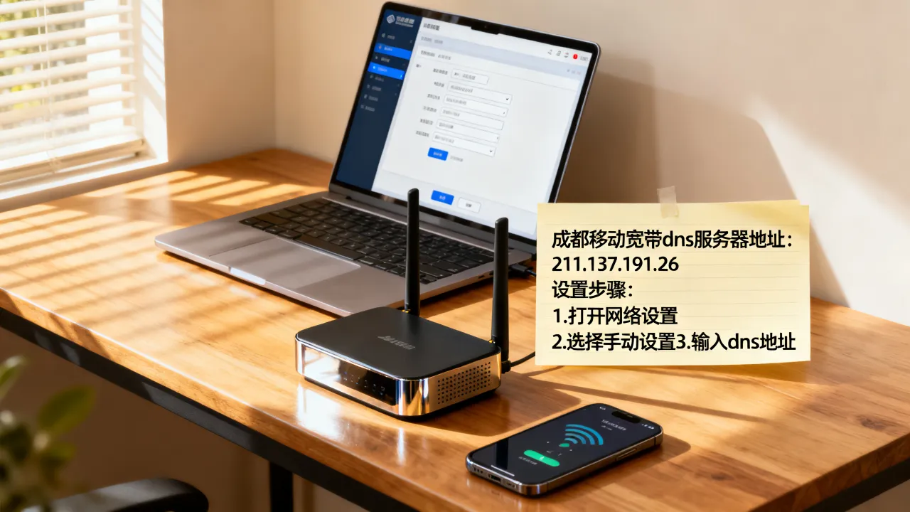 成都移动宽带dns服务器地址是多少？怎么设置