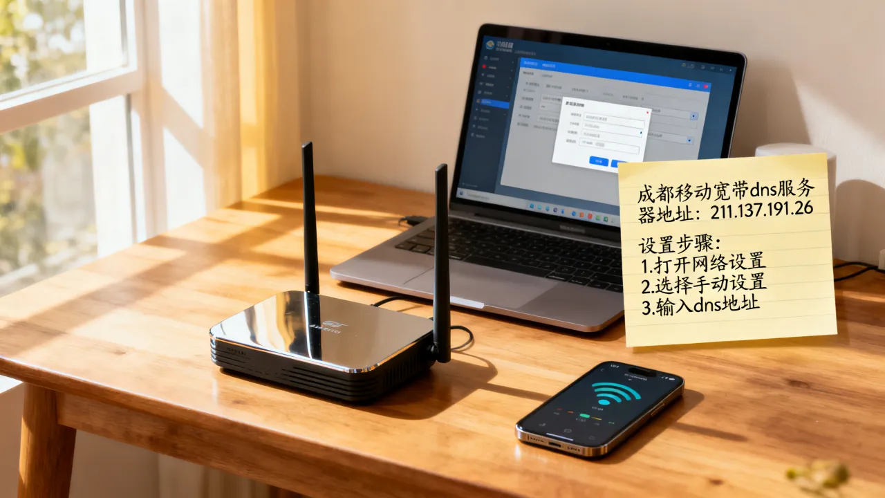 成都移动宽带dns服务器地址是多少？怎么设置
