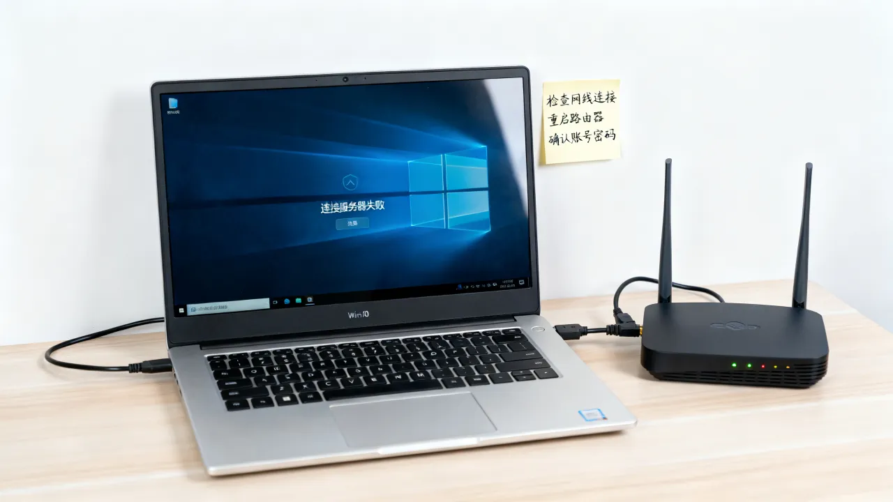 移动宽带win10电脑连不上网怎么办,连接服务器失败怎么回事 移动宽带win10电脑连不上网怎么办,连接服务器失败怎么回事