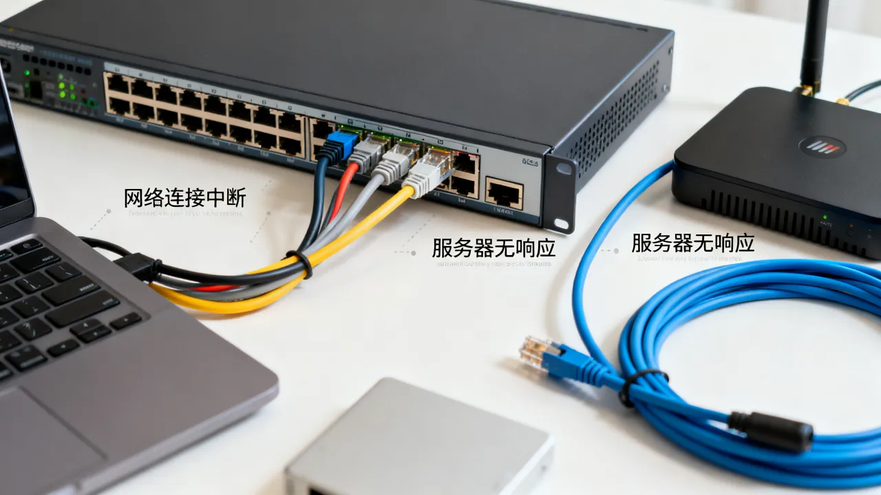 为什么不接服务器了，服务器无法连接是什么原因