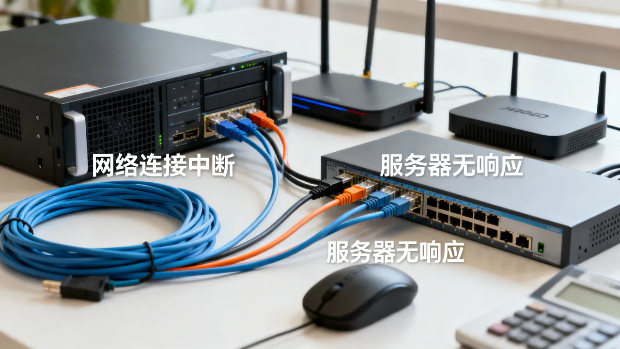 为什么不接服务器了，服务器无法连接是什么原因