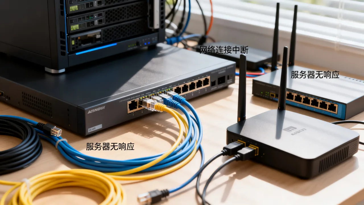 为什么不接服务器了，服务器无法连接是什么原因