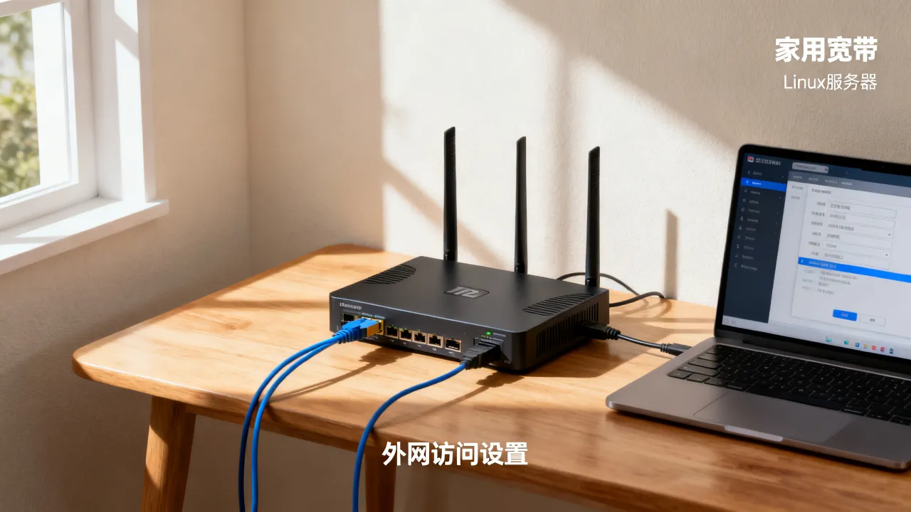 家用宽带Linux服务器行吗？，Linux外网访问怎么设置