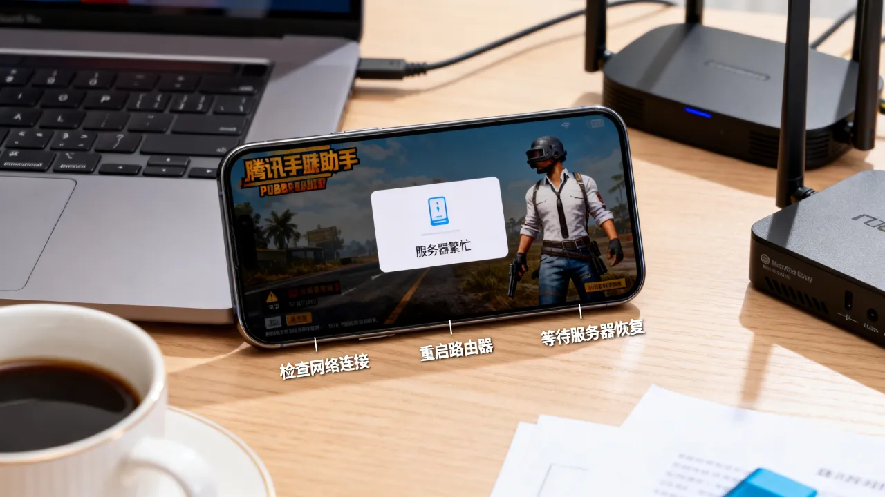 为什么腾讯手游助手pubg显示服务器繁忙，服务器繁忙怎么办