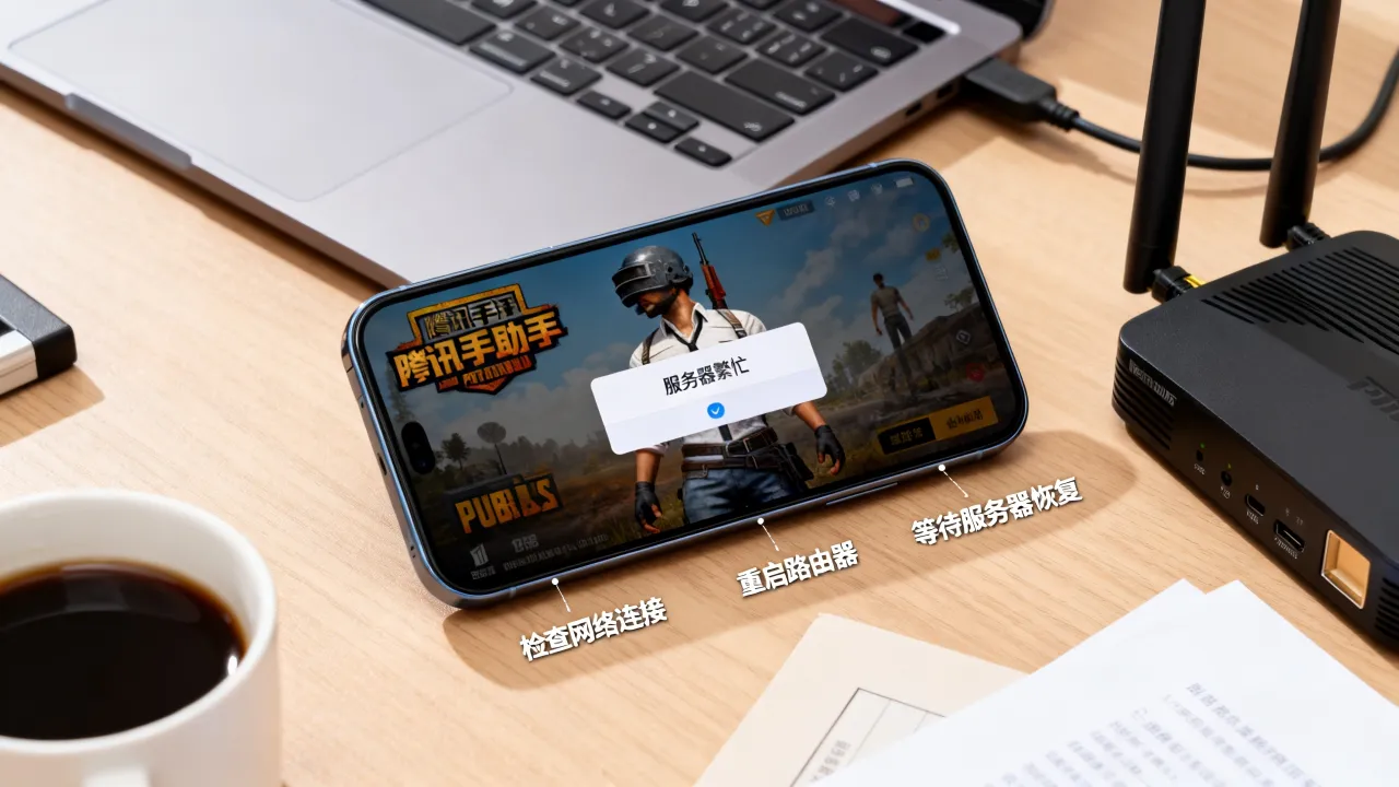 为什么腾讯手游助手pubg显示服务器繁忙，服务器繁忙怎么办