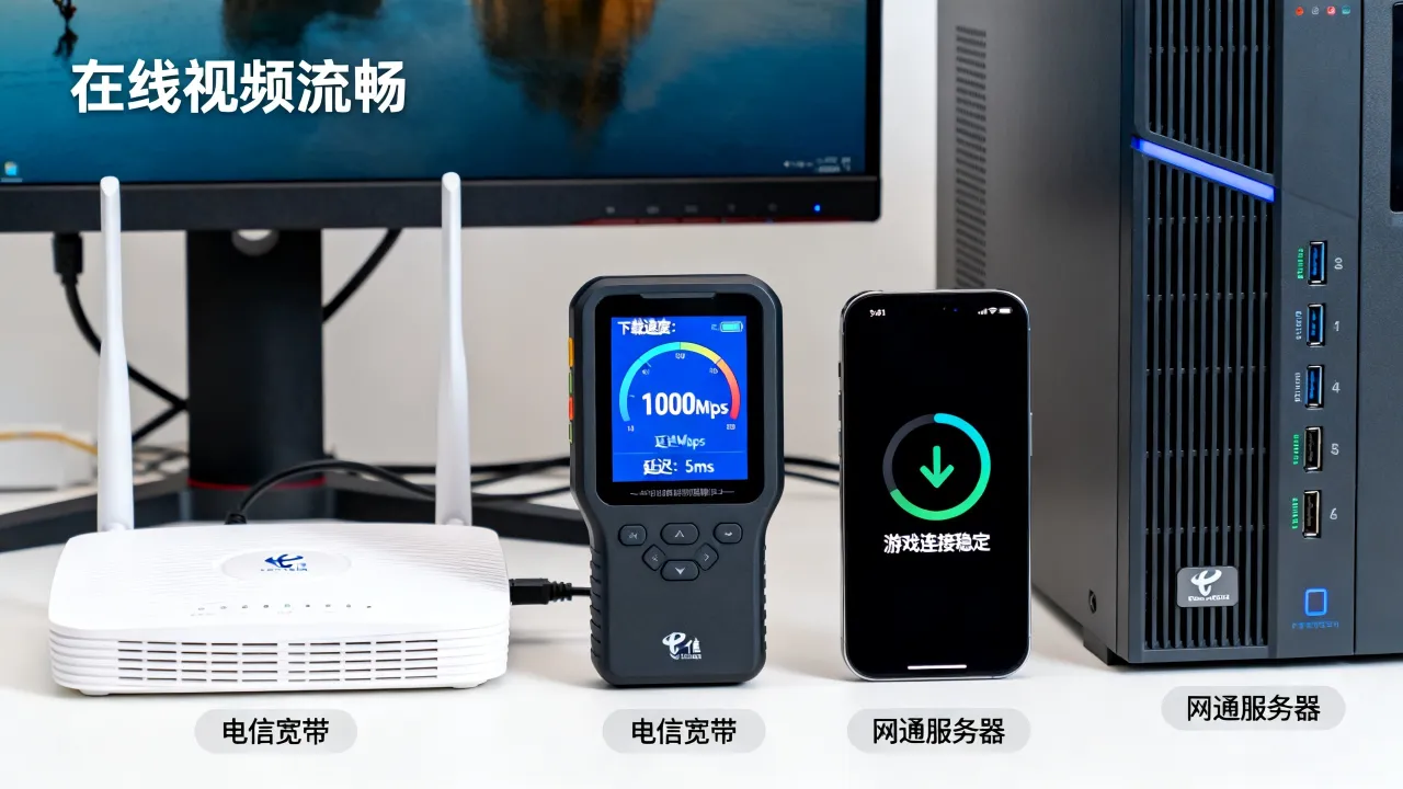 电信宽带和网通服务器哪个好?怎么选不卡顿? 电信宽带和网通服务器哪个好?怎么选不卡顿?